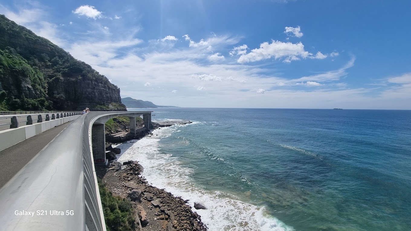 Sea Cliff Bridge spanning the Illawarra coastline