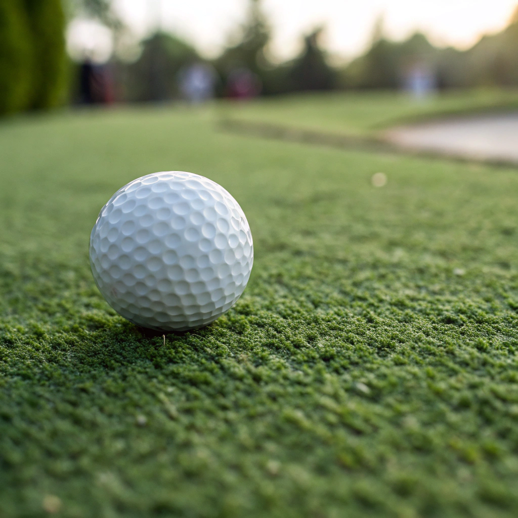 Compacted and contoured base layer prepared for synthetic putting green installation